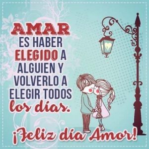 Feliz día mi amor