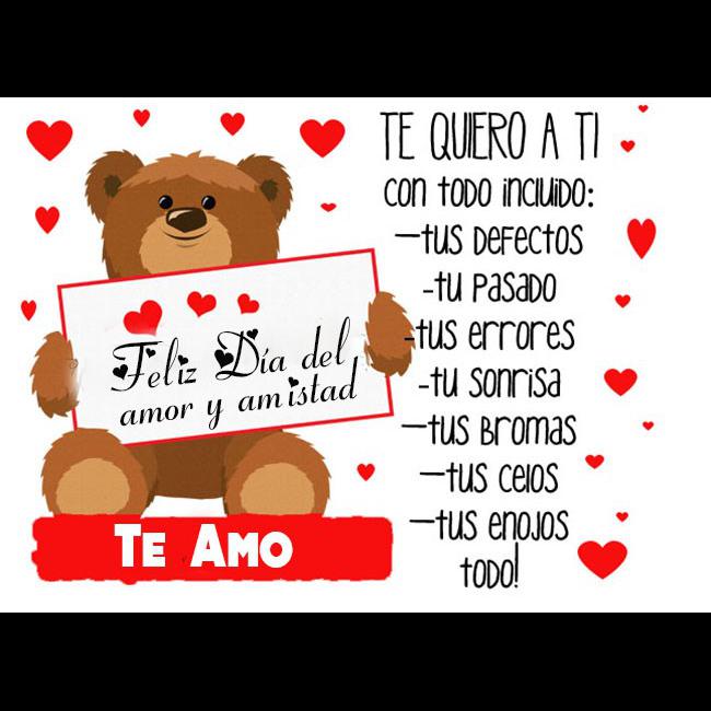 Frases para el día del amor y la amistad bonitas con imágenes