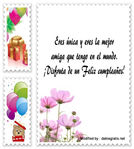 Frases de CUMPLEAÑOS para una amiga especial y muy querida