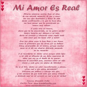 Cortas poesías de amor