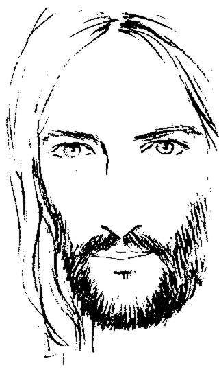 Jesús para dibujar, pintar y colorear, imágenes bonitas de Cristo