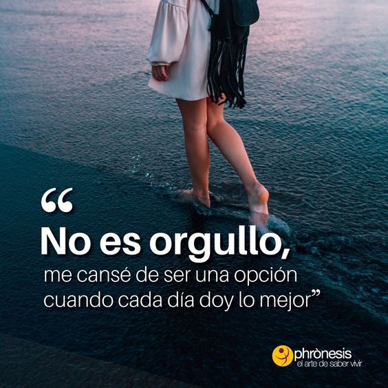 Frases de orgullo y dignidad en el amor en imágenes