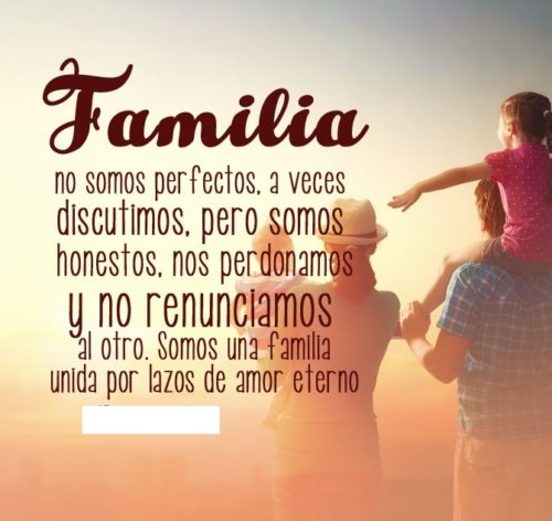 Frases para mi familia de amor cortas y palabras de agradecimiento