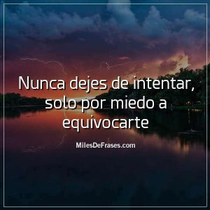 Frases de Intentarlo